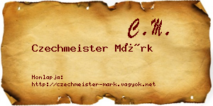 Czechmeister Márk névjegykártya
