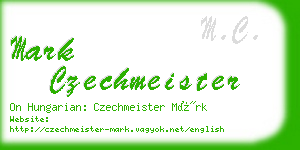 mark czechmeister business card